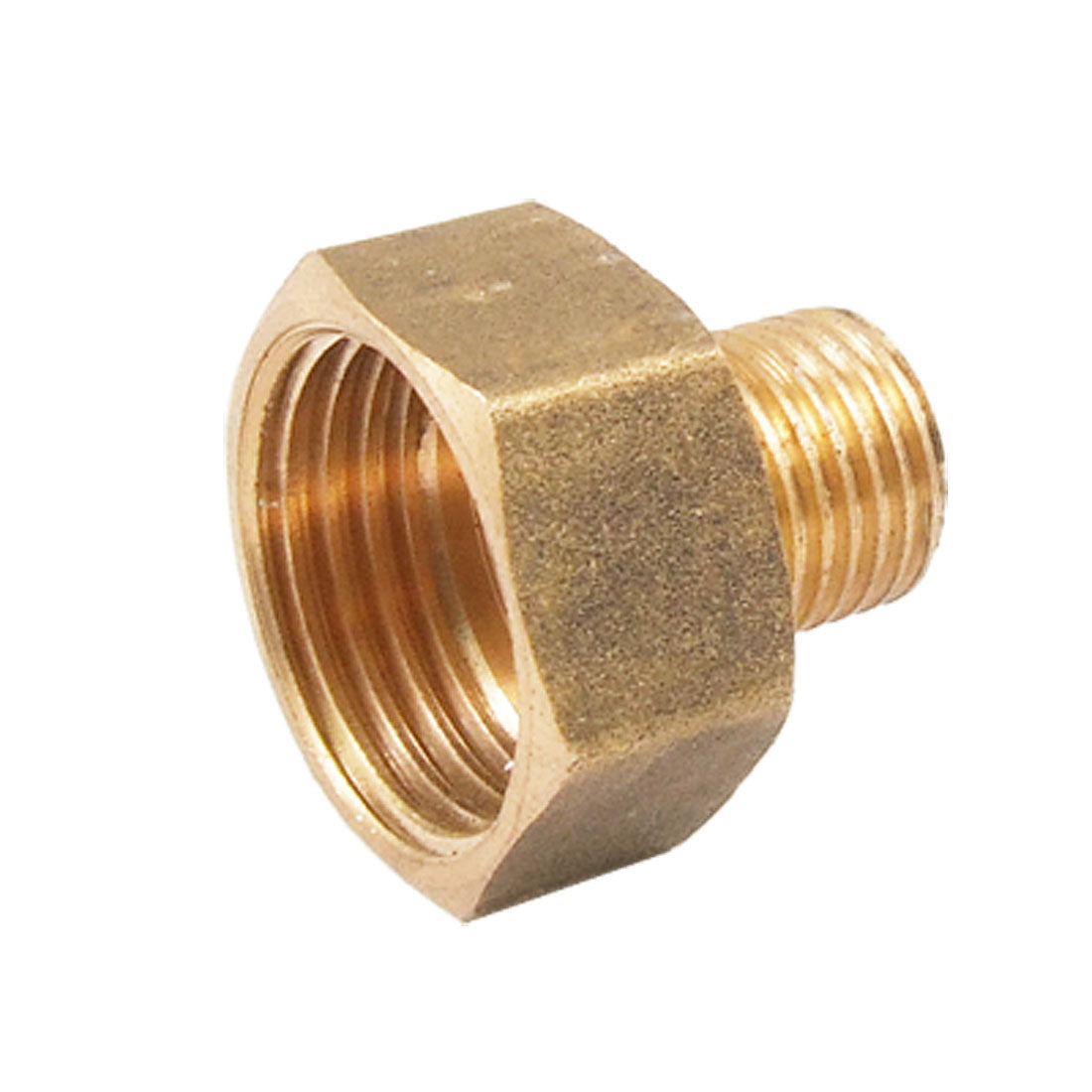 Harfington Pipe Fitting 13mm Male to 19mm Female Brass Hex Bushing Connector