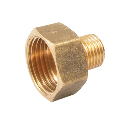 Harfington Pipe Fitting 13mm Male to 19mm Female Brass Hex Bushing Connector