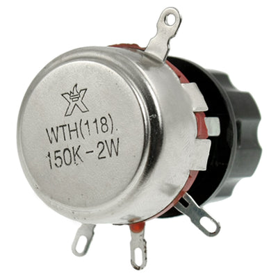Harfington 150K Ohm 2W Watt Electrical Rotary Carbon Film Pots Potentiometer w Knob