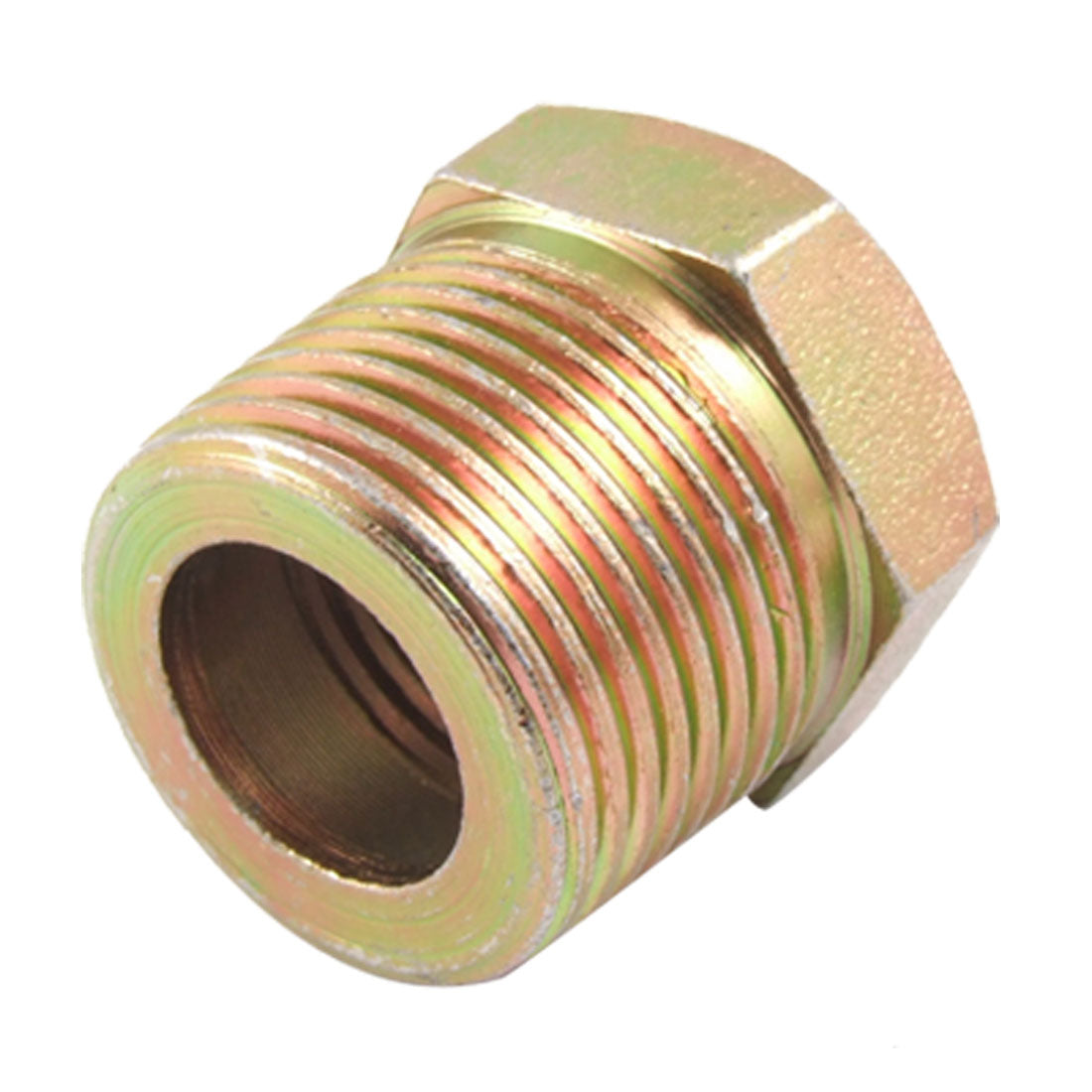 Harfington Hydraulic Fitting 1" Male to 47/64" Female Thread Pipe Hex Reducing Bushing Adapter
