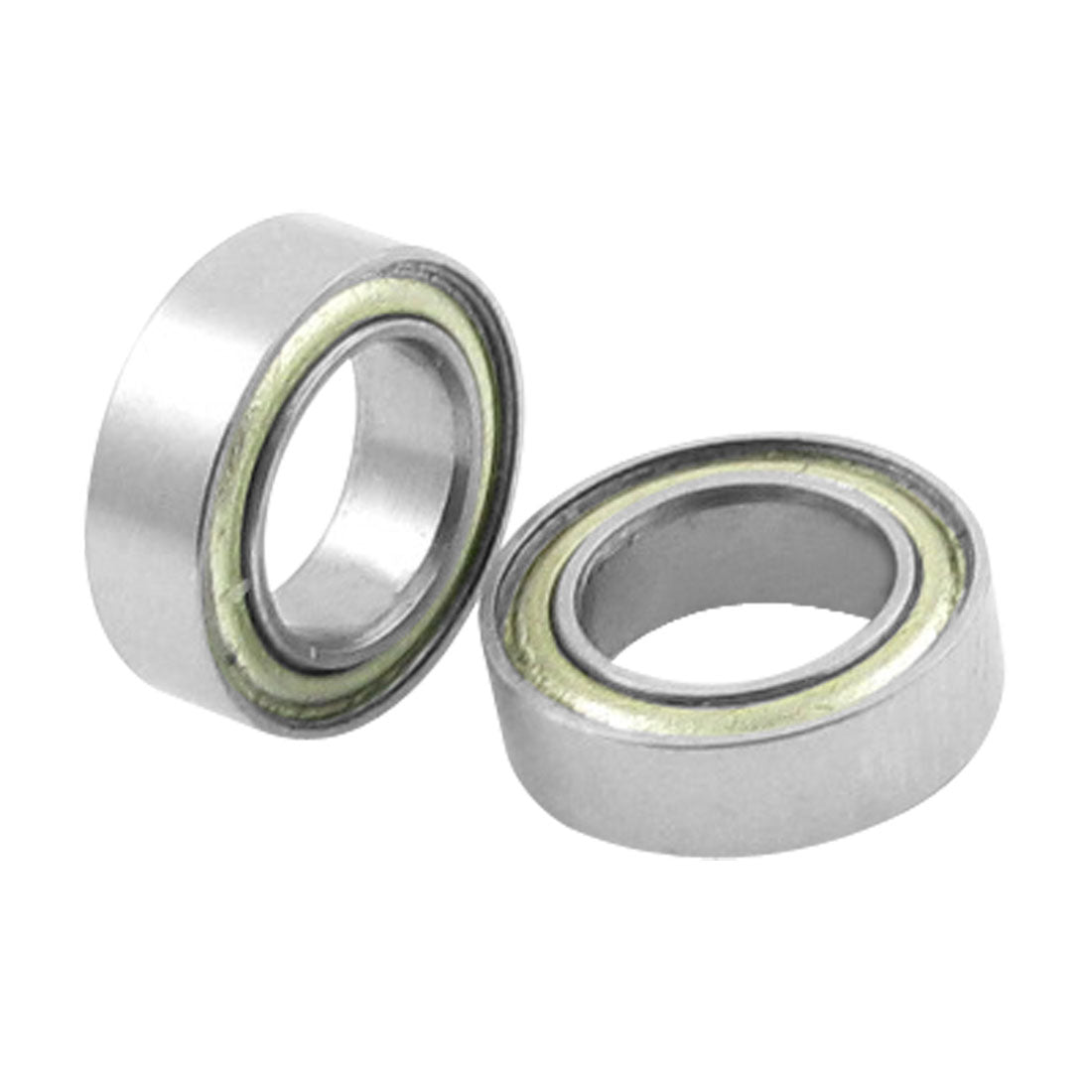 Harfington 5pcs 6×10×3mm Double Shielded Deep Groove Ball Bearings MR103Z