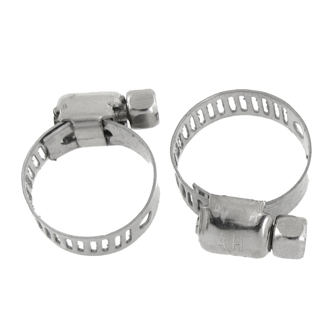 Harfington 5pcs 5/16" Width Adjustable Water Pipe Hose Clamp 12-20mm