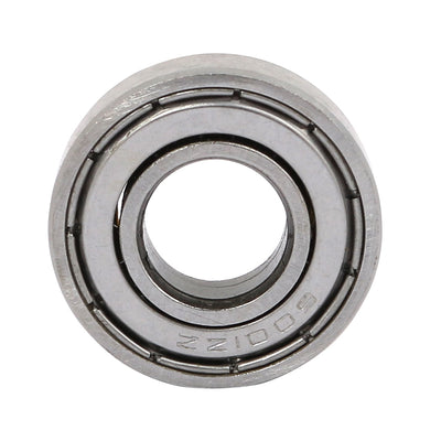 Harfington 5pcs 12mm×28mm×8mm 6001ZZ Shielded Deep Groove Radial Ball Bearing