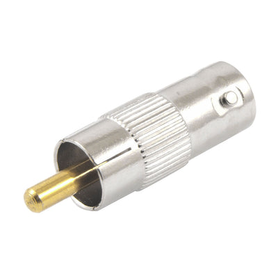 uxcell Uxcell BNC Female to RCA Male RF Coaxial Connector Adapter Galvanized for CCTV Camera