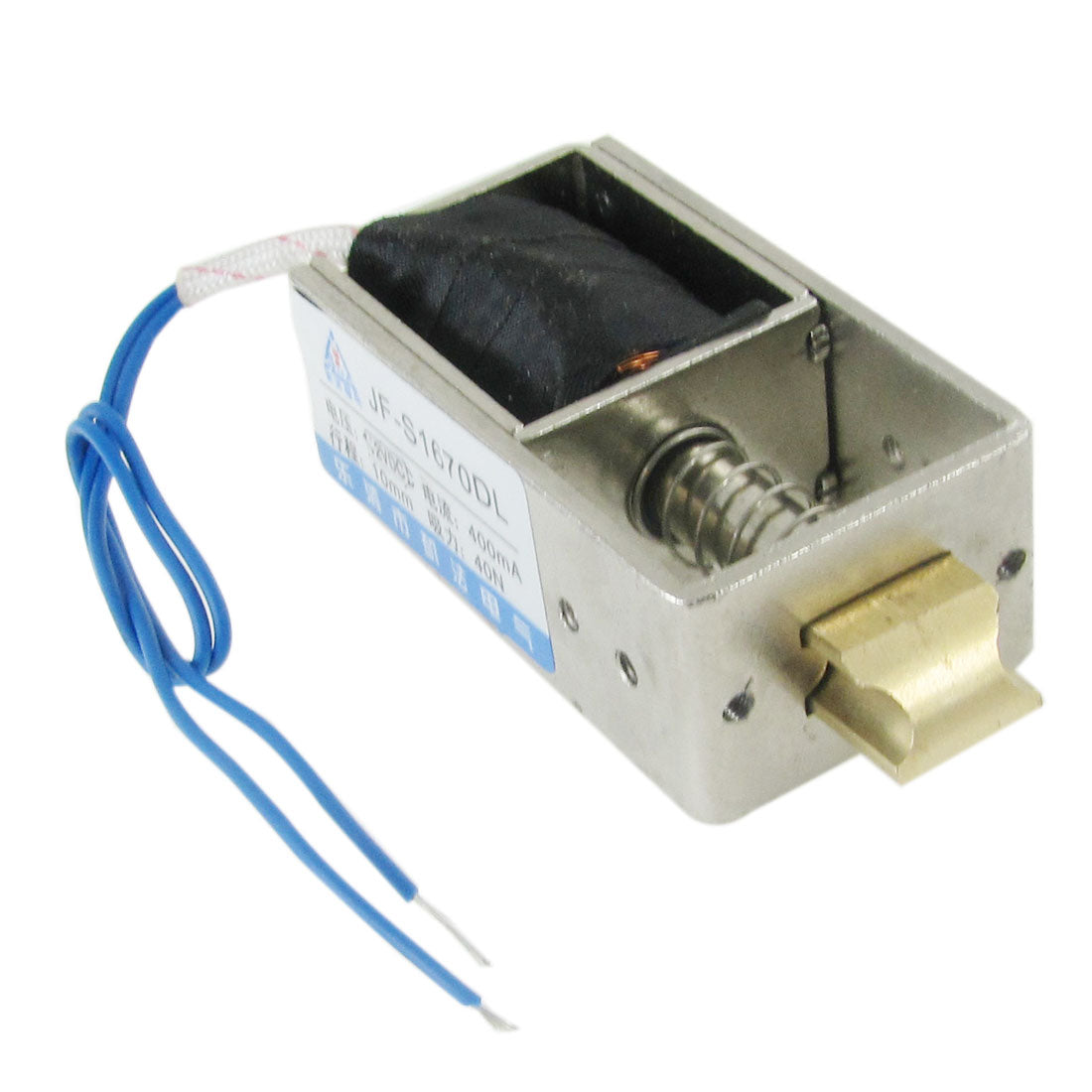 uxcell Uxcell Open Frame Pull Type Linear Motion Solenoid Electromagnet DC 12V 400mA