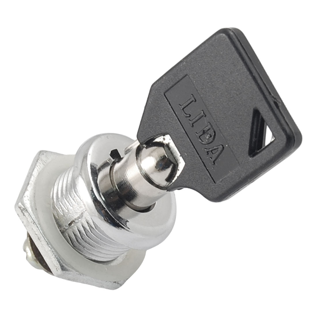 Harfington 18mm Thread Metal Screw Type Turning Key Cam Lock Lockset