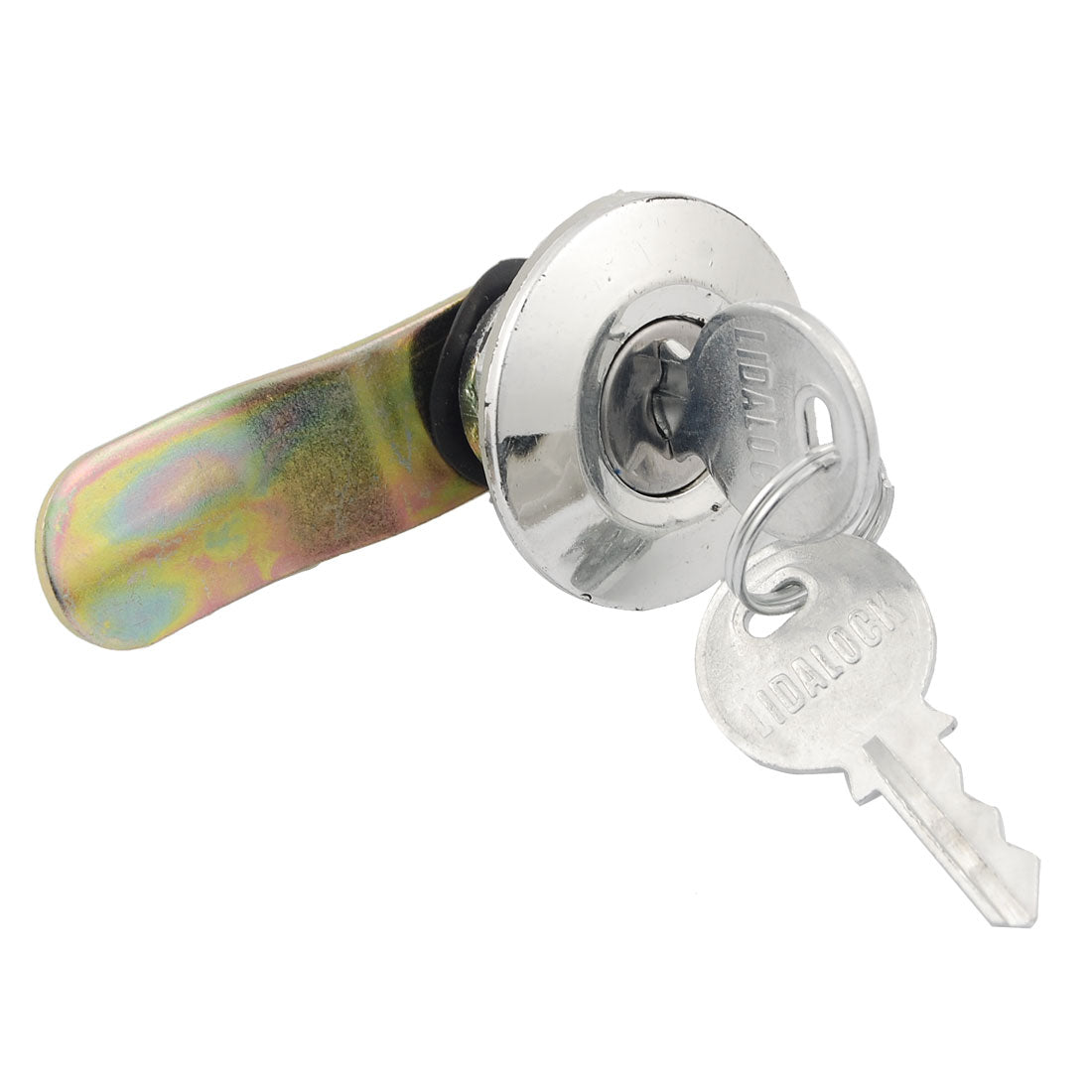 Harfington 21.5mm Dia Thread Desk Drawer Tool Box Mailbox Cylinder Cam Lock + 2 Keys