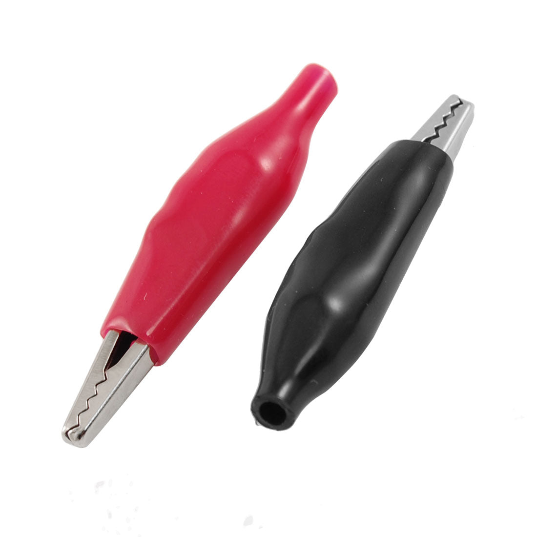 Harfington 20pcs Insulated Test Clamp Electrical Clip Alligator Clamp Black Red