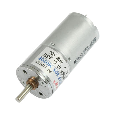 uxcell Uxcell DC 12V 45mA 500RPM 0.33Kg-cm High Torque Permanent Magnetic DC Gear Motor