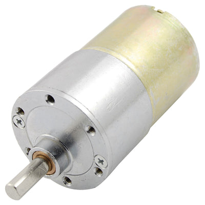 Harfington DC 12V 130mA 50RPM 4.32Kg-cm High Torque Permanent Magnetic DC Gear Motor