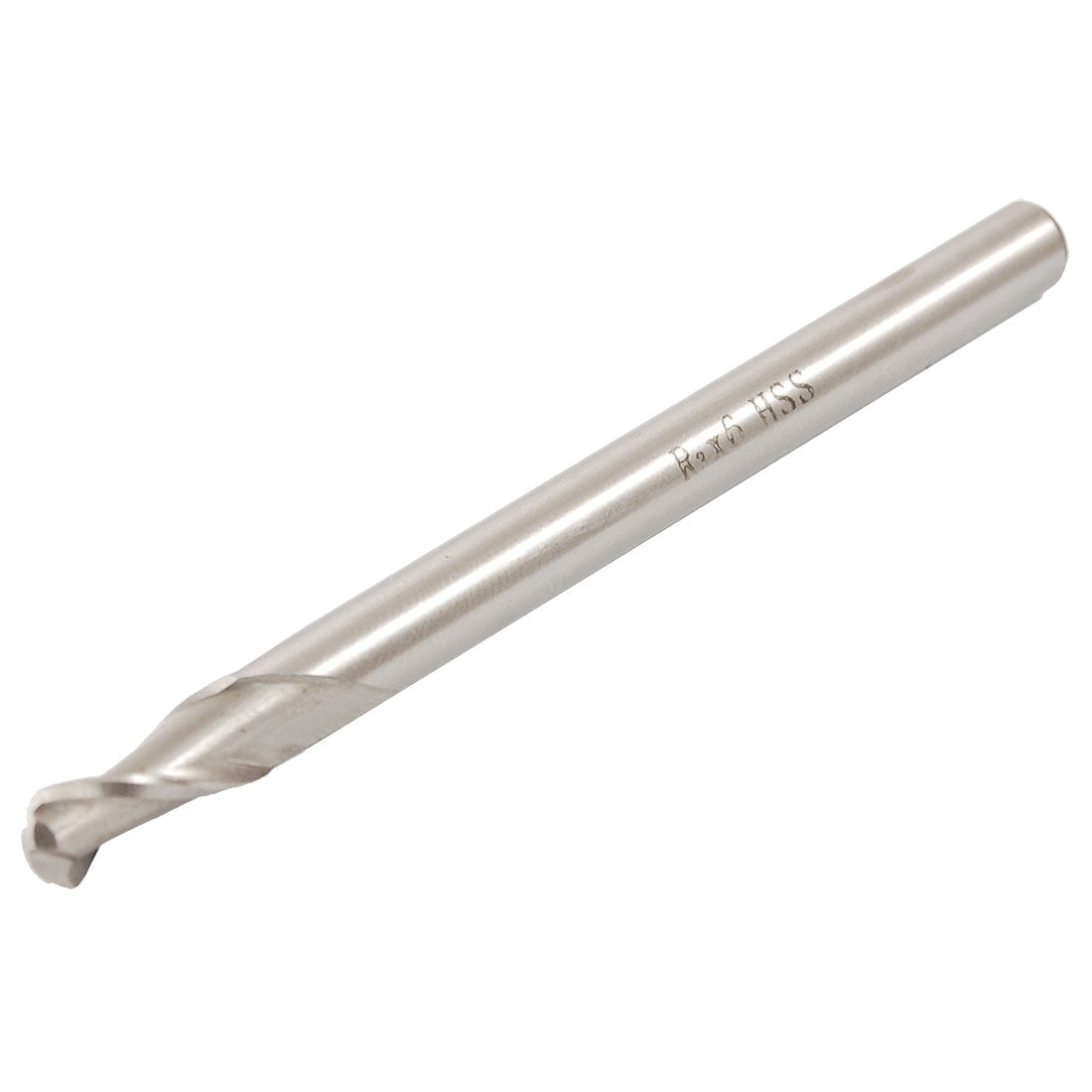 Harfington 6mm Dia Round Shank Radius 3mm 2 Flutes Ball Nose End Mill