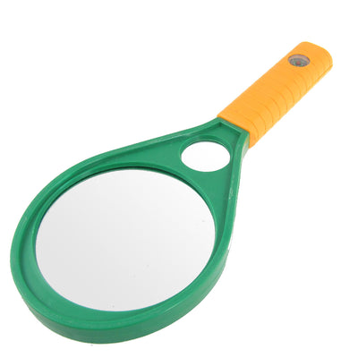 Harfington 90mm 3X Nonslip Plastic Handle Double Glasses Magnifying Magnifier for Read