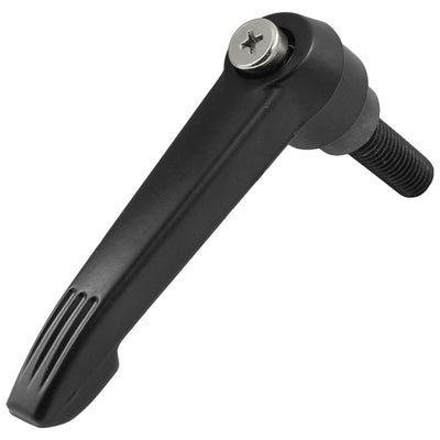 Harfington M10 10mm×30mm Metal Machine Rotary Adjustable Handle Black