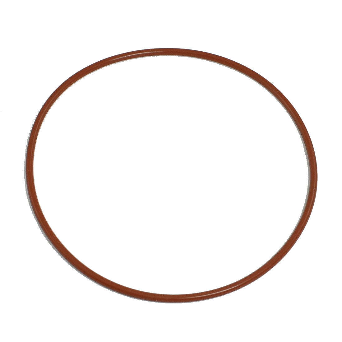 Harfington 120mm×114mm×3mm Red Silicone O Ring Seal Gaskets