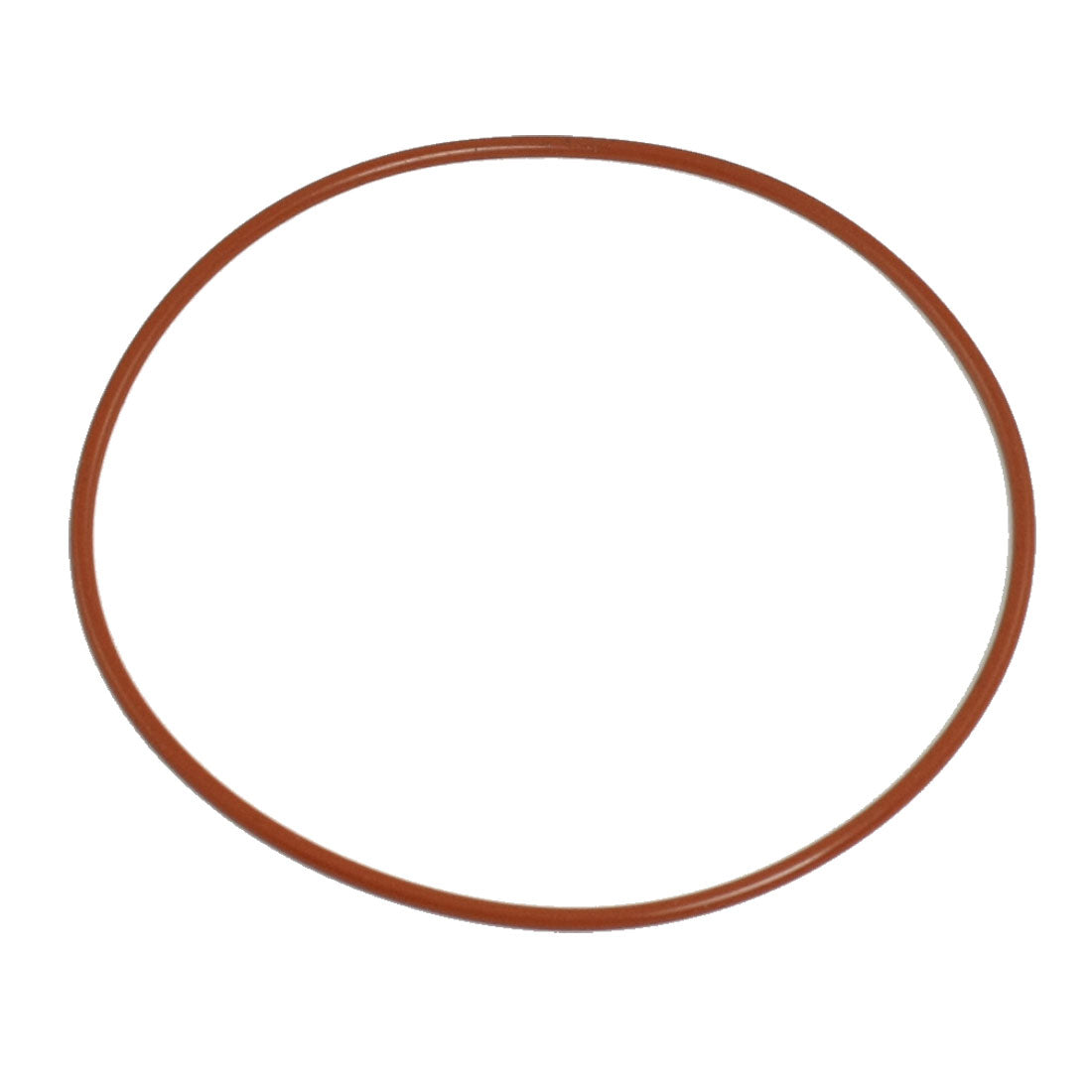 Harfington 95mm×90mm×2.5mm Silicone O Ring Oil Seal Gaskets Red