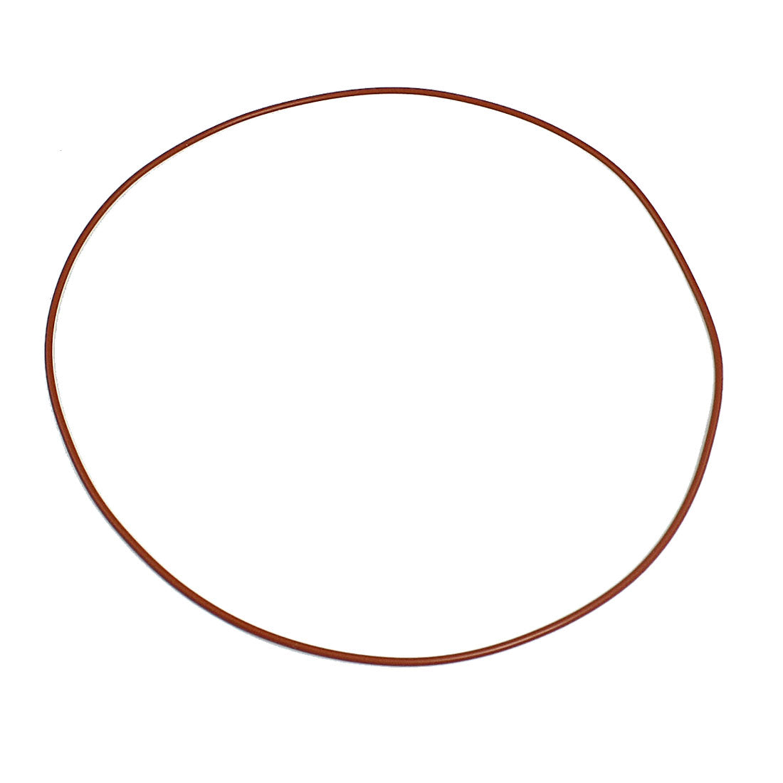 Harfington 200mm×195mm×2.5mm Silicone O Ring Oil Seals Washers Red