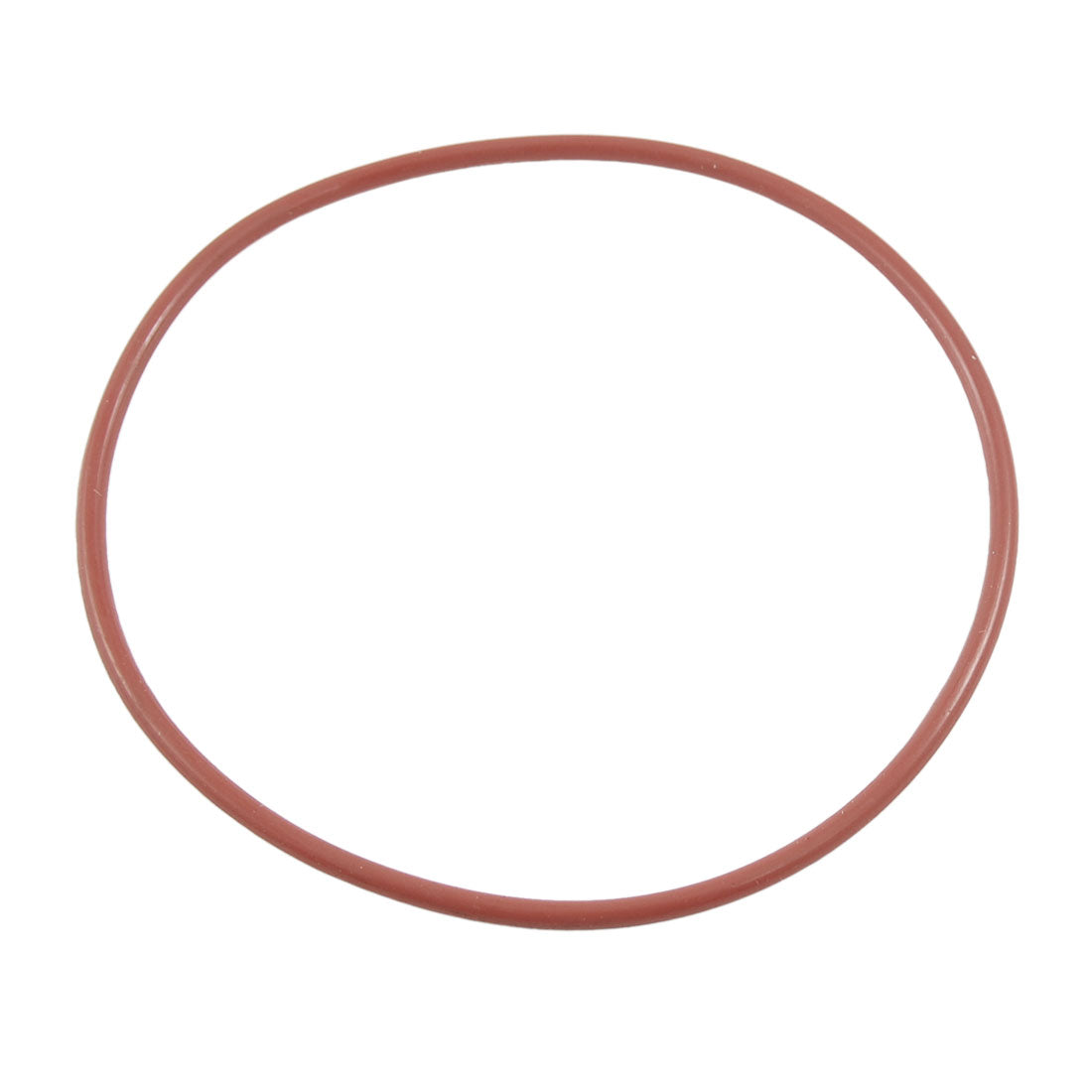 Harfington 95mm OD 3mm Thickness Red Silicone O Ring Oil Seal Gasket