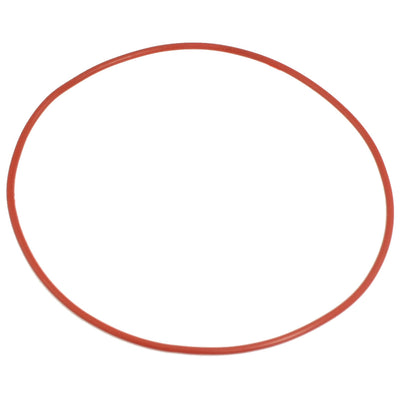 Harfington 139mm x 145mm x 3mm Brick Red Industrial Silicone O Ring Seal Washer