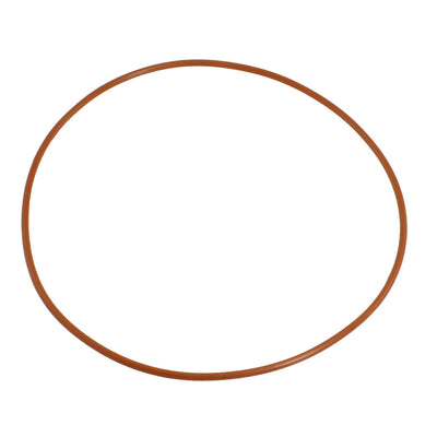 Harfington Brick Red Industrial Silicone O Ring Seal Gasket 144mm×150mm×3mm