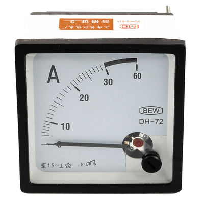 Harfington AC 0-30A Class 1.5 Accuracy Analog Panel Meter Ammeter DH72
