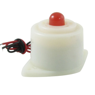 Harfington BJ-3 DC 24V 2 Wire Industrial Red LED Flashing Alarm Buzzer 100dB