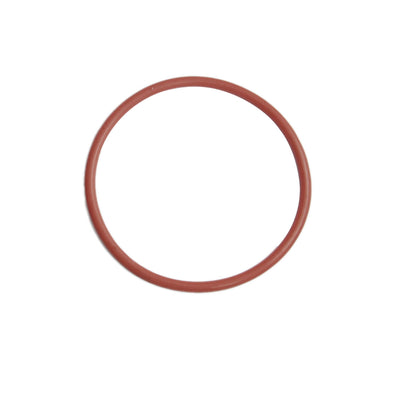 Harfington 10pcs 48mm Outside Dia. 2.5mm Thickness Dark Red Silicone O Ring Oil Seals