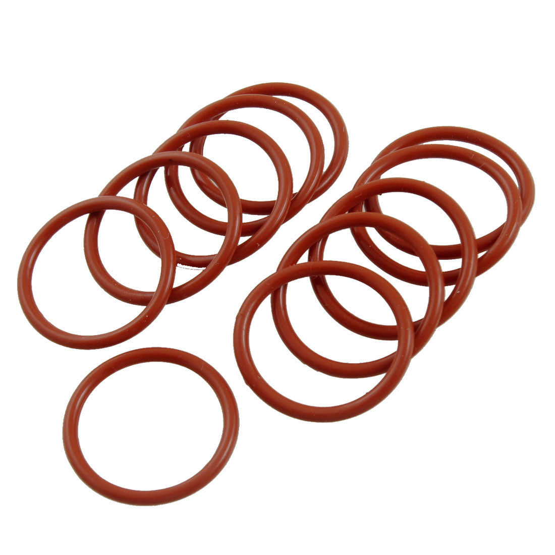 Harfington 10pcs Filter Housing Silicone O Ring Seal Sealing Washers 27x2.5mm