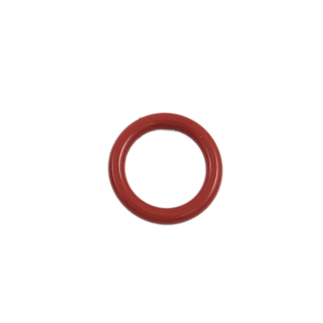 Harfington 10pcs 21mm OD 3mm Thickness Red Silicone O Ring Oil Seals Gaskets