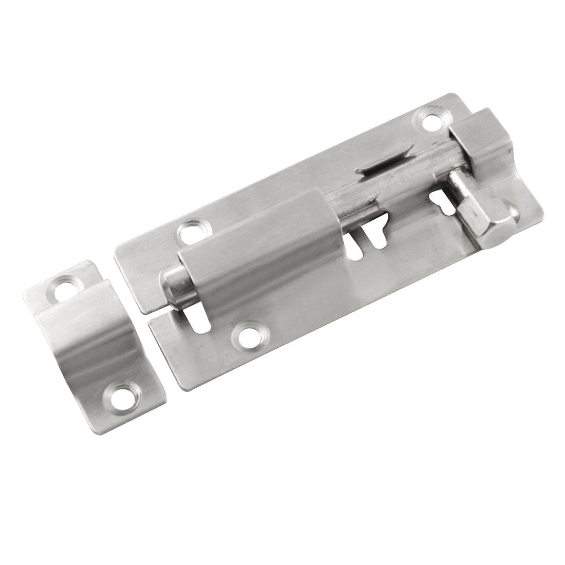 Harfington Stainless Steel Silver Tone 8.5cm Barrel Bolt