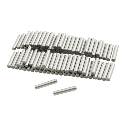Harfington 100pcs Stainless Steel 2.75mm×15.8mm Dowel Pins Fasten Elements