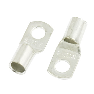 Harfington 5pcs 8mm 0.31" Bolt Hole 35mm2 Copper Cable Terminals