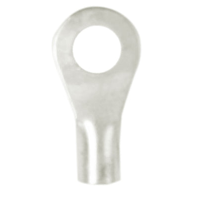 Harfington 10pcs 3/25" Diameter Wire Copper Non Insulated Ring Terminal Connectors