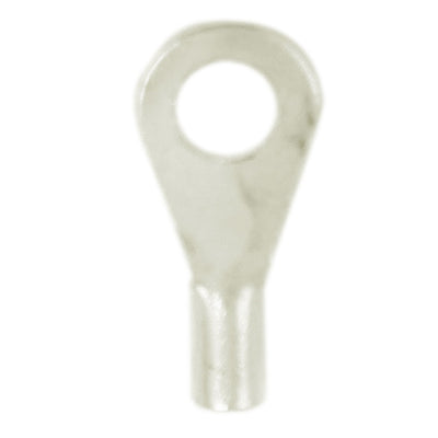 Harfington 10pcs 1.7mm Dia Wire Copper Lug Connector Non-insulated Ring Terminal