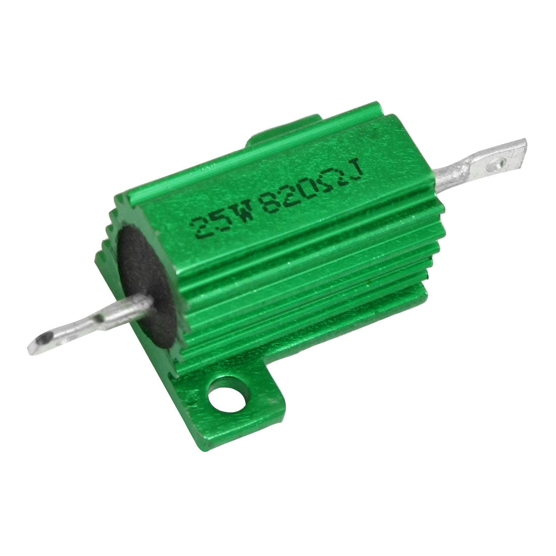 uxcell Uxcell Green Aluminum Housed Clad Wirewound Power Resistor 5% 820 Ohm 25 Watt