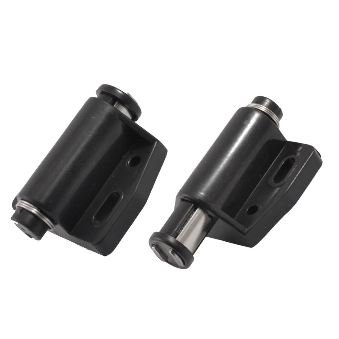 Harfington 2pcs Platic Metal Single Magnetic Head Door Catch Latch for Cabinet