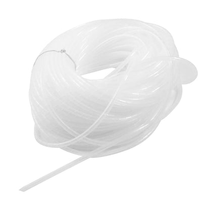 Harfington 35M Long PE Polyethylene Spiral Cable Wire Wrap Tube White 4mm OD