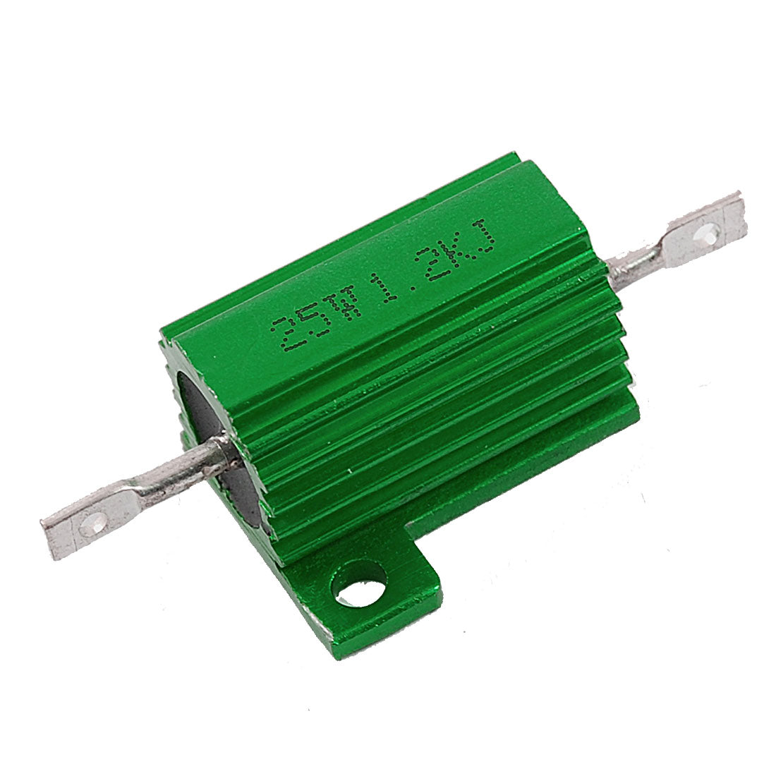 uxcell Uxcell Chassis Mounted 25W 1.2K Ohm 5% Aluminum Case Wirewound Resistor