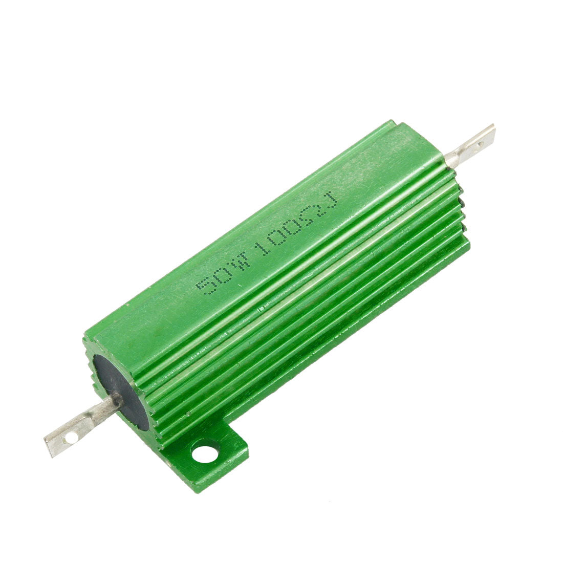 uxcell Uxcell 50 Watt 100 Ohm 5% Green Aluminum Shell Wire Wound Resistor