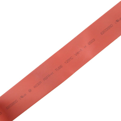 Harfington 1m 3.28ft Red 20mm Tube Sleeving Heat Shrink Tubing