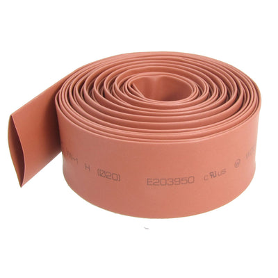 Harfington 4m 13.1ft 20mm Dia. Heat Shrinkable Tube Shrink Red