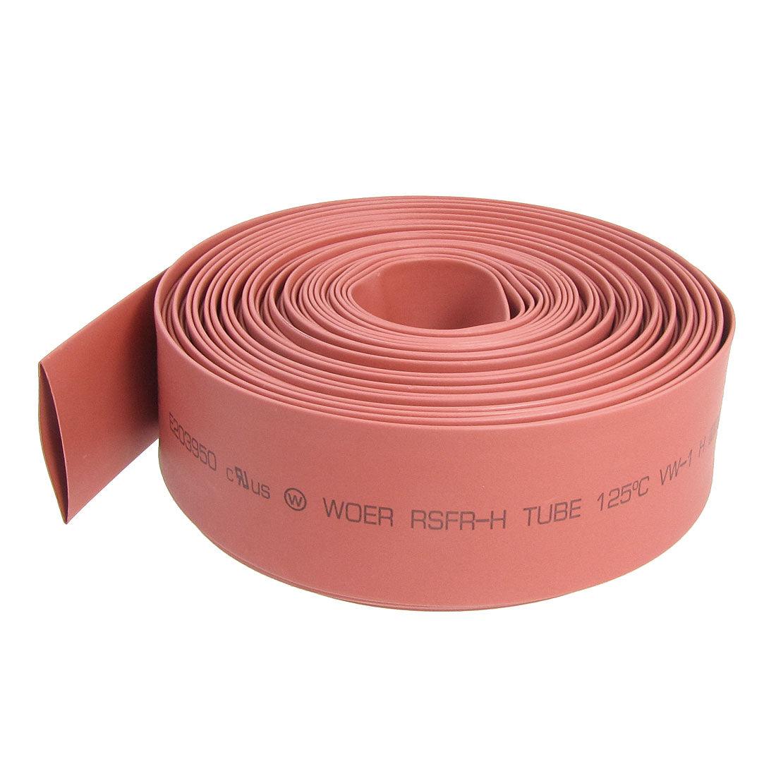 Harfington 10M 32.9ft 22mm 7/8" Dia. Heat Shrinkable Tube Shrink Red