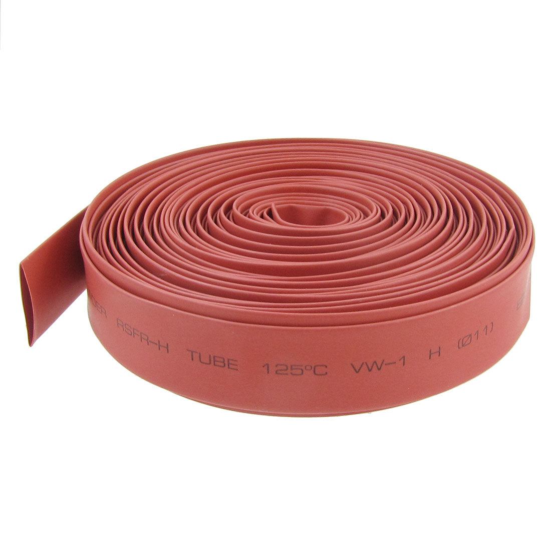 Harfington 11mm Dia. Heat Shrinkable Tube Shrink Tubing 10M 32.9ft Red