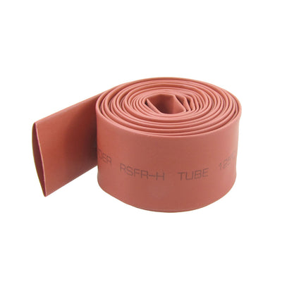 Harfington 17mm Dia. Heat Shrinkable Tube Shrink Tubing 2M 6.6ft Red