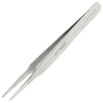 Harfington Stainless Steel Round Tipped Straight Tweezers Tool 12cm