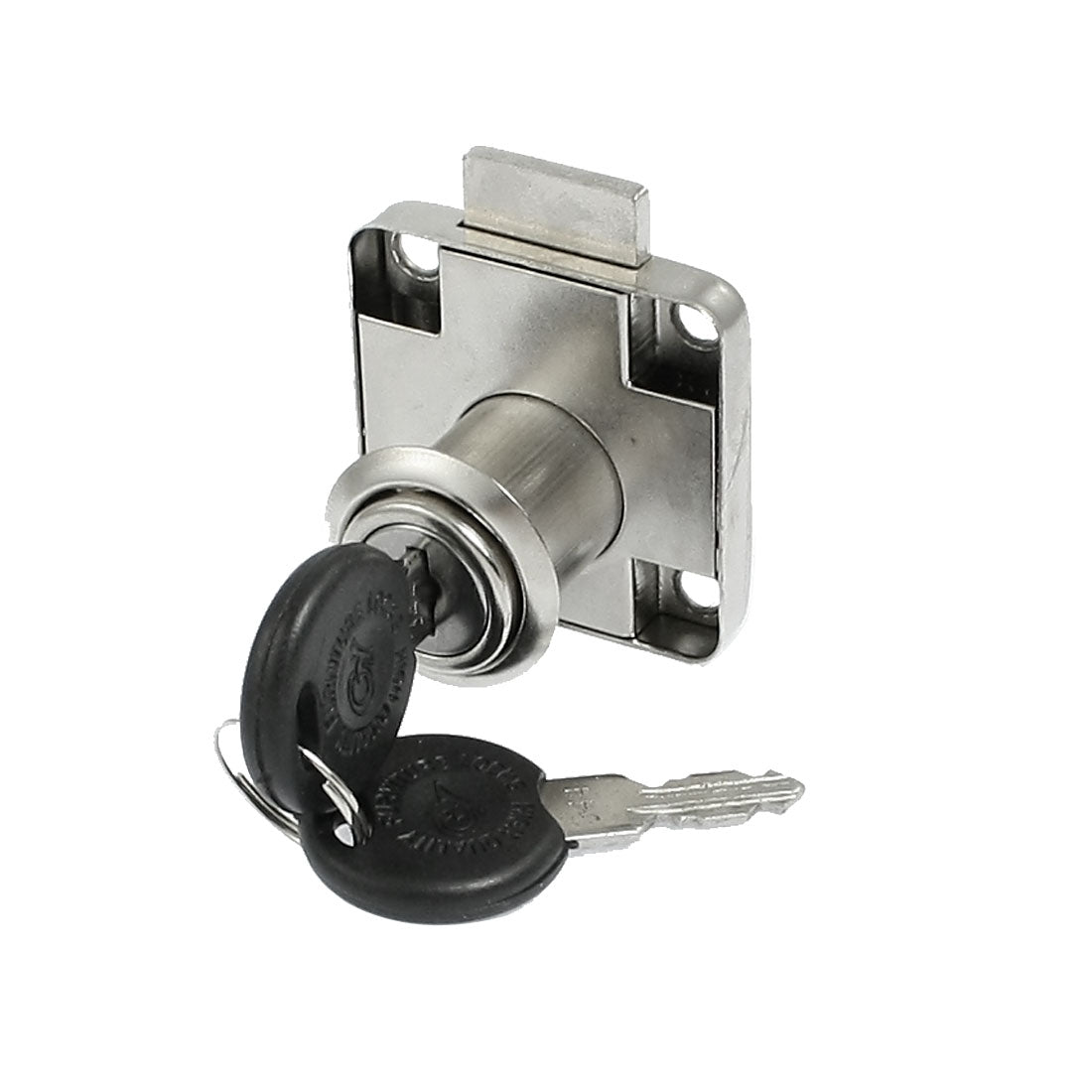 Harfington Flange Mount Cam Locking Metal Cabinet Lock Lockset w 2 Keys