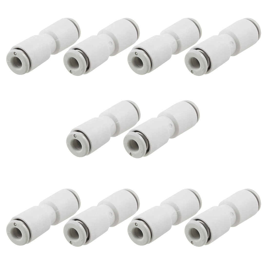 Harfington 10×4mm Dia Tube Air Pneumatic Straight Push in to Connect Fittings