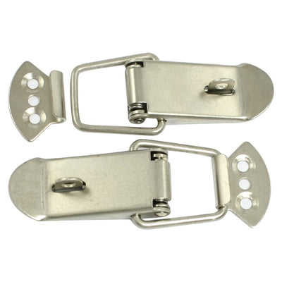 Harfington Stainless Steel Silver Tone 4mm Toggle Latch