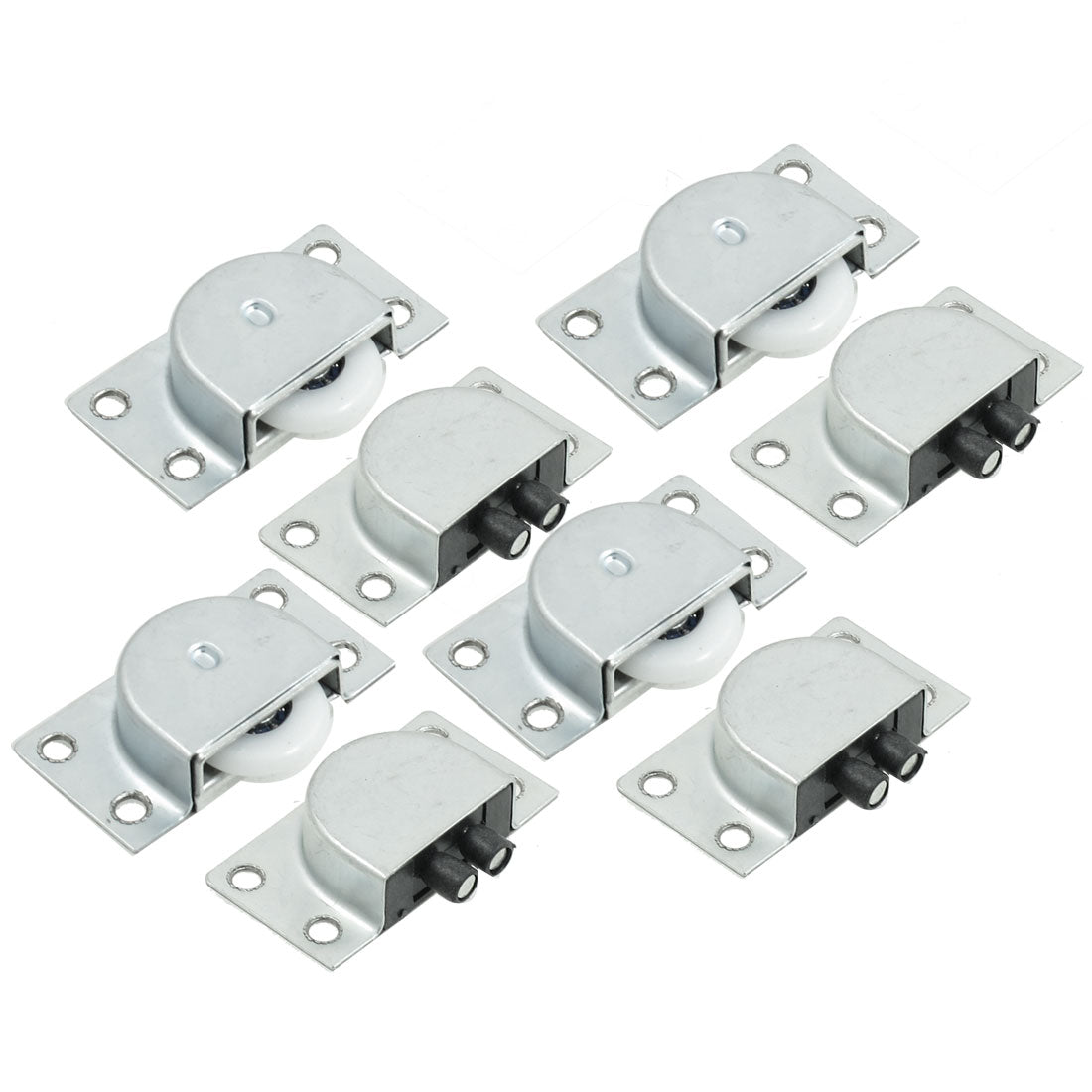 Harfington 4 Pairs 0.9" Dia Roller Furniture Sliding Door Wheel Set