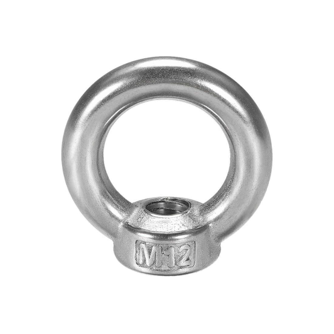 uxcell Uxcell 12mm Female Thread 304 Stainless Steel Lifting Eye Bolt Ring