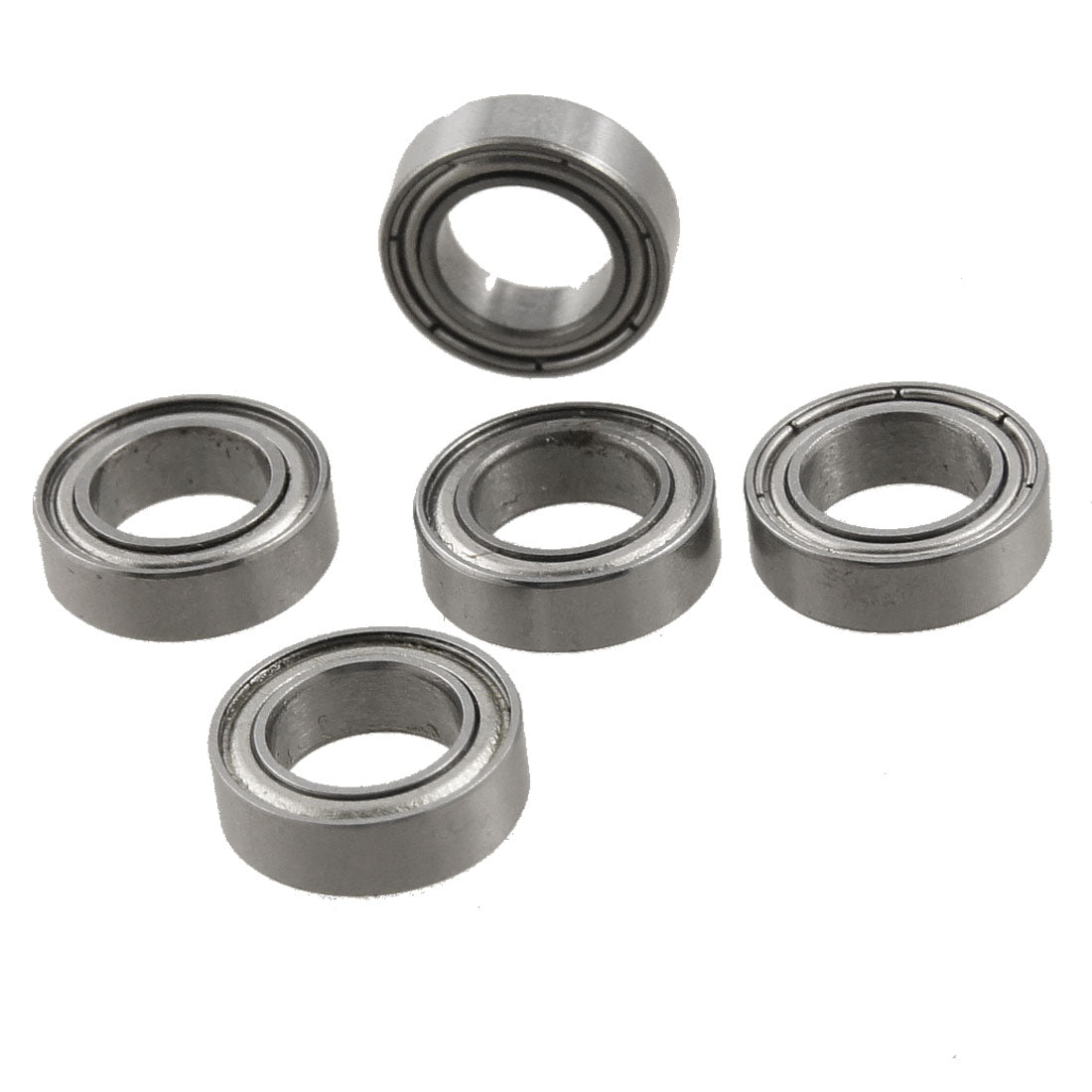 Harfington 5pcs 10mm×5.9mm×3mm Shielded Deep Groove Radial Ball Bearing